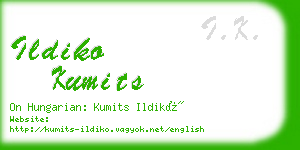 ildiko kumits business card